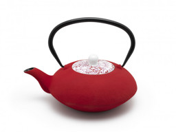Bild von Teekanne Yantai rot 1,2 L Teekanne aus Gußeisen